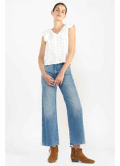 Jeans bootcut bleu LE TEMPS DES CERISES pour femme seconde vue