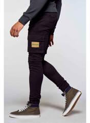 Pantalon cargo noir DENIM PROJECT pour homme seconde vue