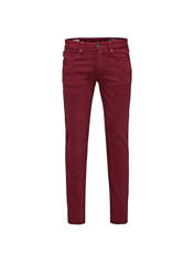 Jeans coupe droite rouge JACK & JONES pour homme seconde vue