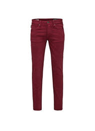 Jeans coupe droite rouge JACK & JONES homme