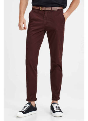 Pantalon chino rouge JACK & JONES homme