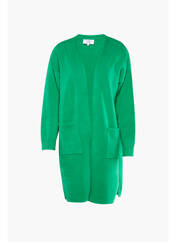 Gilet manches longues vert MILLENIUM pour femme seconde vue