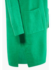 Gilet manches longues vert MILLENIUM pour femme seconde vue