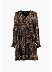 Robe courte marron HAILYS pour femme seconde vue