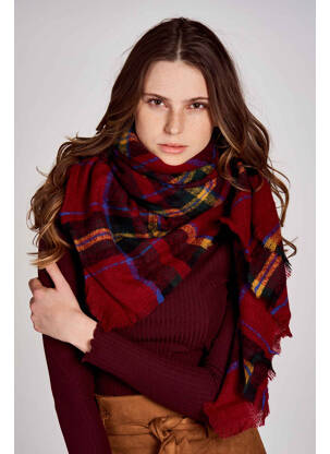 Echarpe rouge ZEB STYLE LAB  femme