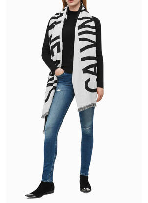 Echarpe noir CALVIN KLEIN femme
