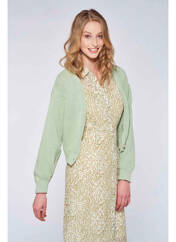 Gilet manches longues vert BELLITA pour femme seconde vue