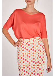 Chemisier orange BELLITA femme