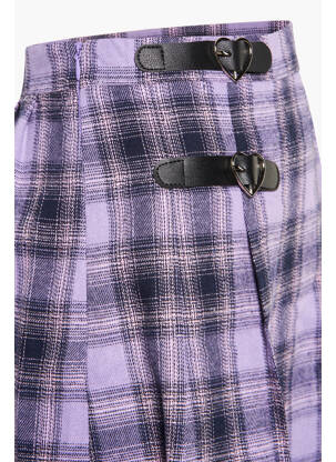 Jupe courte violet DAISY STREET femme