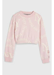 Sweat-shirt rose TOMMY HILFIGER pour fille seconde vue