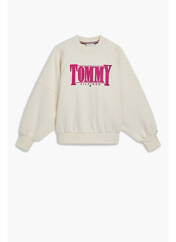 Sweat-shirt beige TOMMY HILFIGER pour fille seconde vue