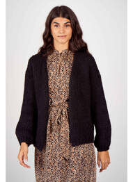 Gilet manches longues noir BELLITA femme