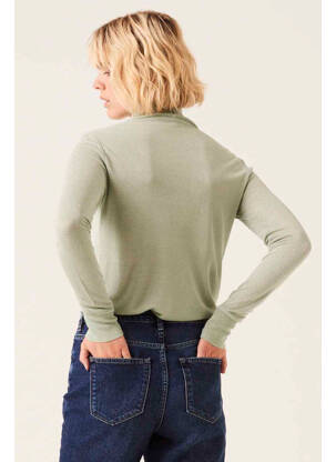Pull col roulé vert GARCIA femme