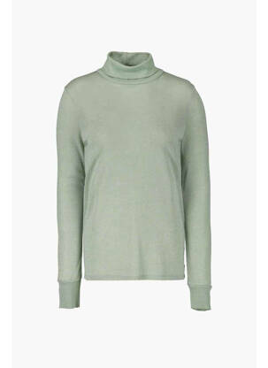 Pull col roulé vert GARCIA femme