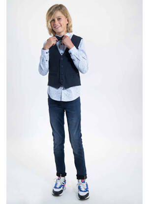 Noeud papillon bleu GARCIA garçon