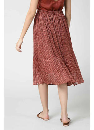Jupe mi-longue orange MOLLY BRACKEN femme