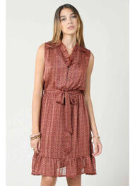 Robe courte orange MOLLY BRACKEN femme