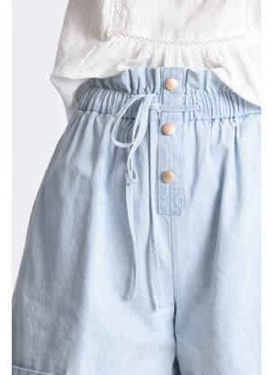 Short bleu MOLLY BRACKEN femme