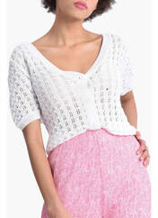 Gilet manches courtes blanc MOLLY BRACKEN pour femme seconde vue