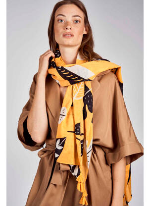 Foulard jaune ZEB STYLE LAB  femme