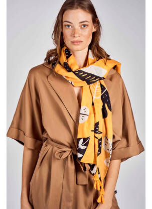 Foulard jaune ZEB STYLE LAB  femme