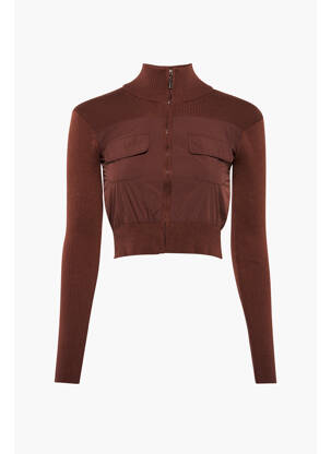 Gilet manches longues marron DAISY STREET femme