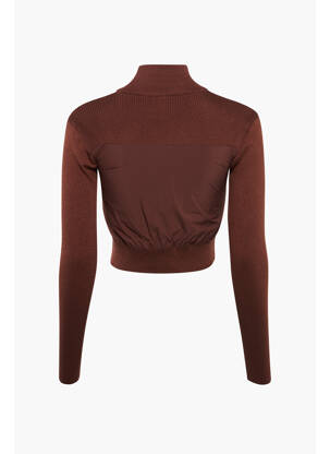 Gilet manches longues marron DAISY STREET femme