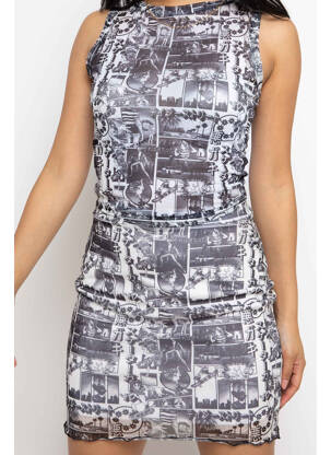 Jupe courte blanc DAISY STREET femme