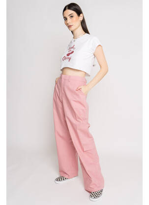 Pantalon cargo rose DAISY STREET femme