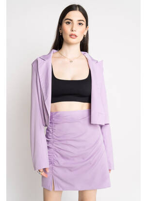 Jupe courte violet DAISY STREET femme