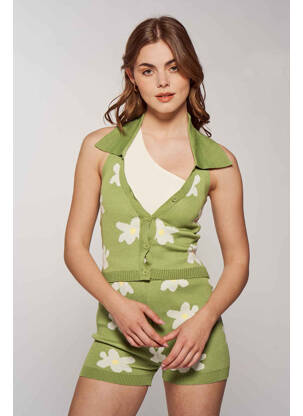 Top vert DAISY STREET femme