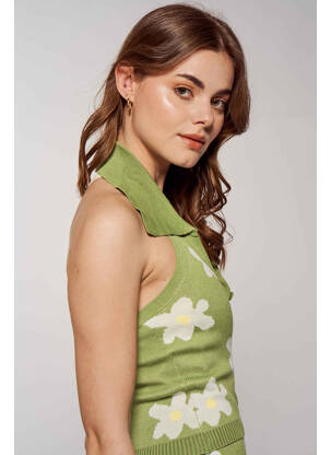 Top vert DAISY STREET femme