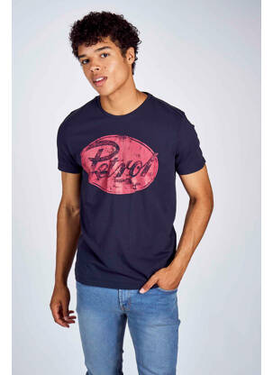 T-shirt bleu PETROL INDUSTRIES homme
