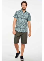 Chemise manches courtes vert PETROL INDUSTRIES pour homme seconde vue