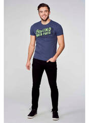 T-shirt bleu PETROL INDUSTRIES pour homme seconde vue