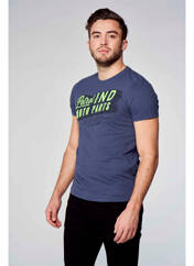 T-shirt bleu PETROL INDUSTRIES pour homme seconde vue