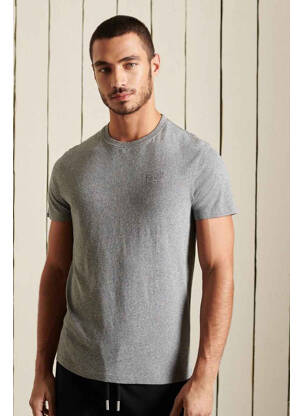 T-shirt gris SUPERDRY pour homme
