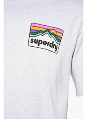 T-shirt gris SUPERDRY pour homme seconde vue