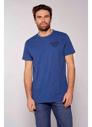 T-shirt bleu PETROL INDUSTRIES pour homme