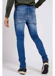 Jeans coupe slim bleu GUESS pour homme seconde vue