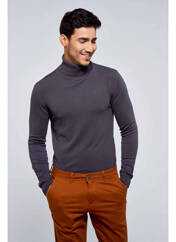 Pull col roulé gris PETROL INDUSTRIES pour homme seconde vue