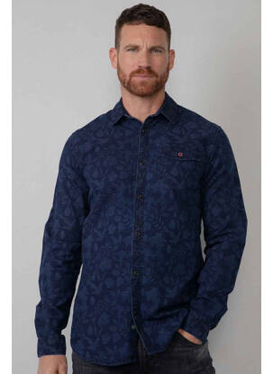 Chemise manches longues bleu PETROL INDUSTRIES homme
