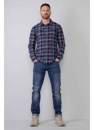 Chemise manches longues rouge PETROL INDUSTRIES homme