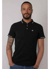 Polo noir PETROL INDUSTRIES pour homme seconde vue
