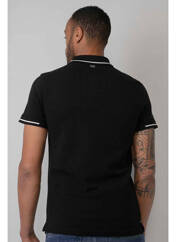 Polo noir PETROL INDUSTRIES pour homme seconde vue