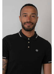 Polo noir PETROL INDUSTRIES pour homme seconde vue