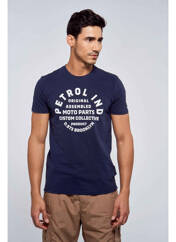 T-shirt bleu PETROL INDUSTRIES pour homme seconde vue