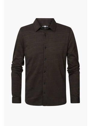 Chemise manches longues gris PETROL INDUSTRIES homme
