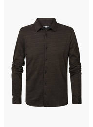 Chemise manches longues gris PETROL INDUSTRIES homme