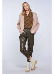 Gilet manches longues beige PLEASE pour femme seconde vue